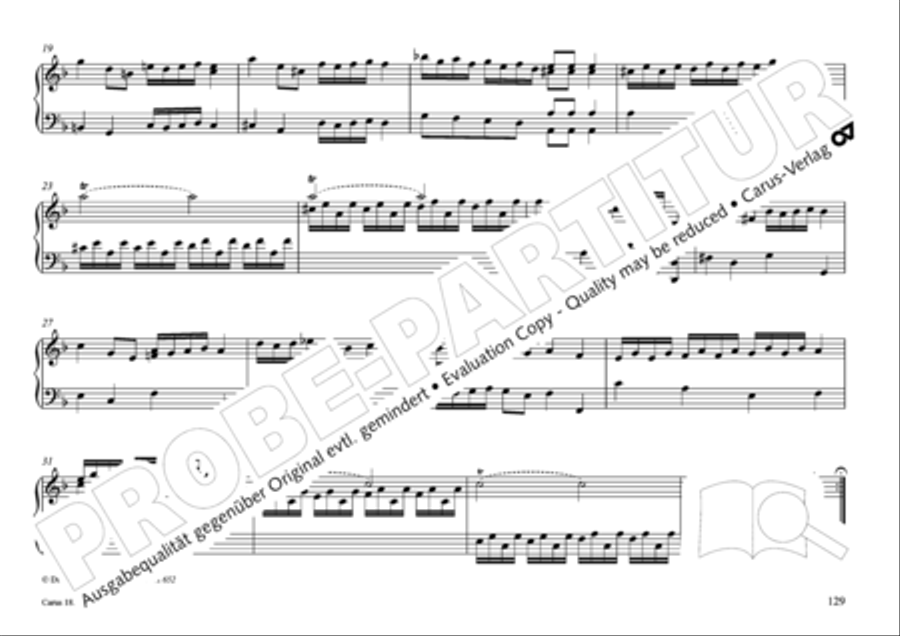 Pastoral music for organ, vol. 2: Germany, Bohemia, Austria, South Tyrol Organ Solo scores gallery preview page 130