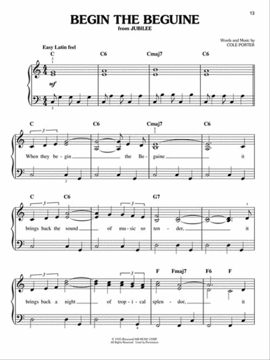 Jazz Standards Made Easy Easy Piano scores gallery preview page 4