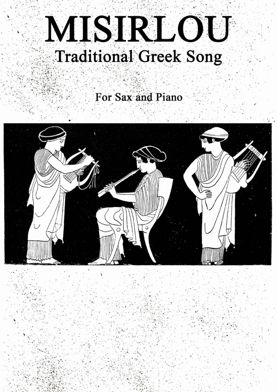 Misirlou - Traditional Greek Song, for Sax and Piano Alto Saxophone scores gallery preview page 1