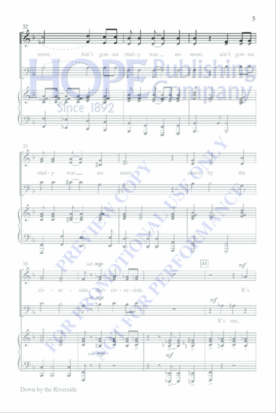 Gospel Greats 3-Part scores gallery preview page 6
