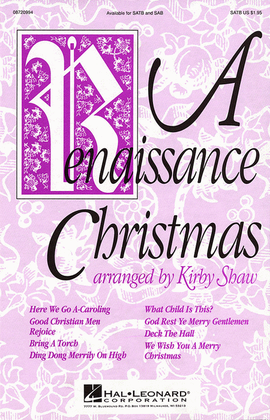 Book cover for A Renaissance Christmas (Medley)