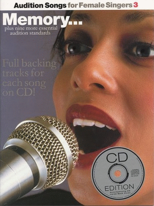 Audition Songs Female 3 Book/CD