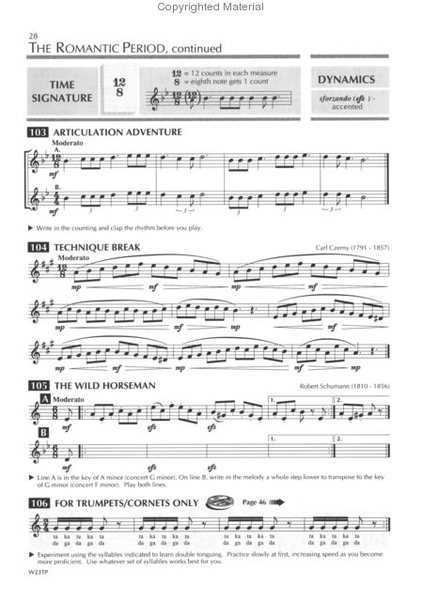 Standard of Excellence Book 3, Trumpet/Cornet