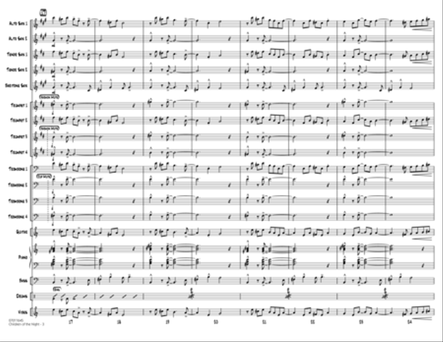 Children of the Night - Conductor Score (Full Score) Conductor Score scores gallery preview page 3