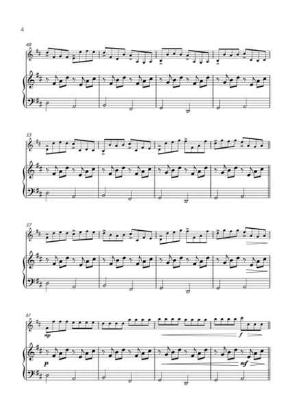"Canon in D" by Pachelbel - Version for VIOLIN SOLO with PIANO image number null
