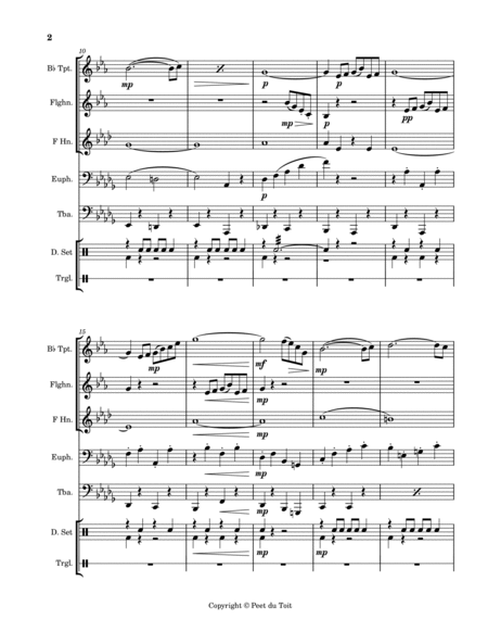 Serenade (Frasquita) - Franz Lehár arr. Denis Wright (Brass Quintet & Percussion) image number null