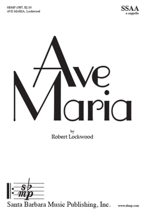 Book cover for Ave Maria - SSAA Octavo