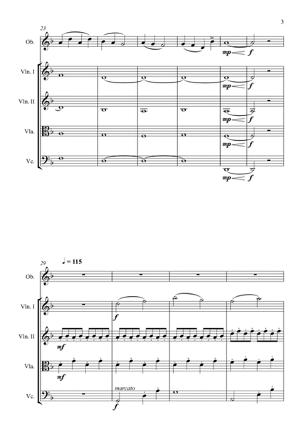 Things Five for Oboe and String Quartet 5th movement image number null