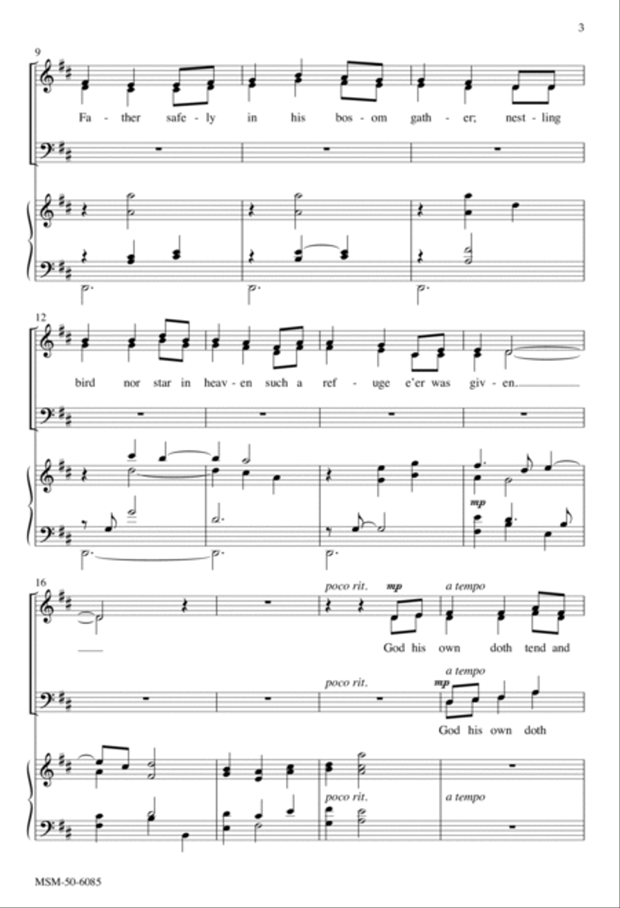 Children of the Heavenly Father 4-Part scores gallery preview page 3