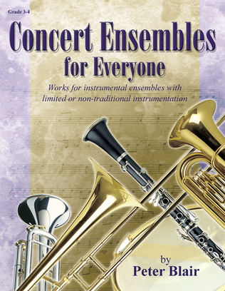Book cover for Concert Ensembles for Everyone - Score