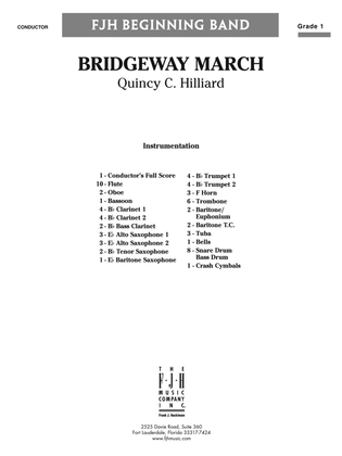 Bridgeway March: Score