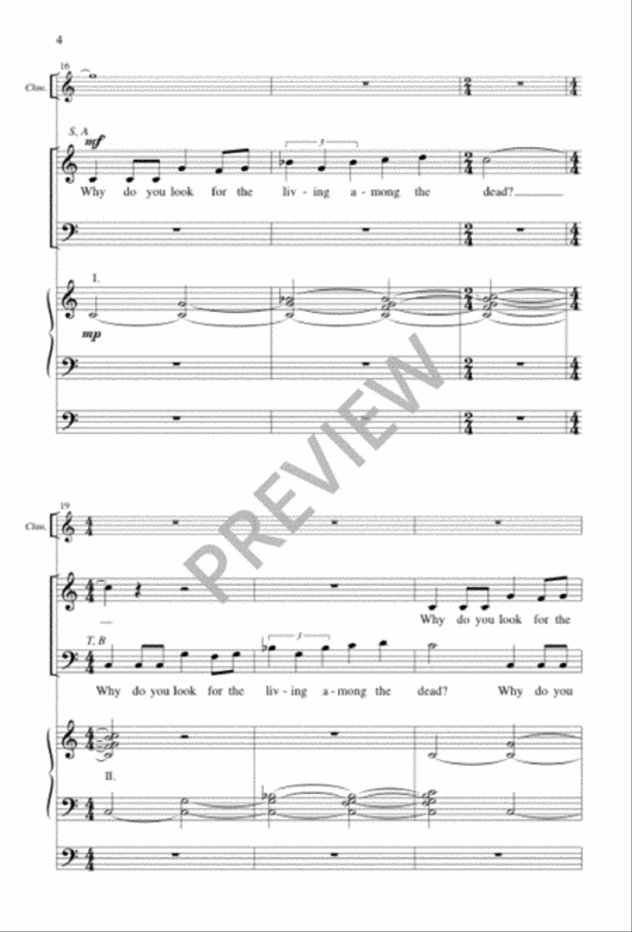 Easter Introit 4-Part scores gallery preview page 4