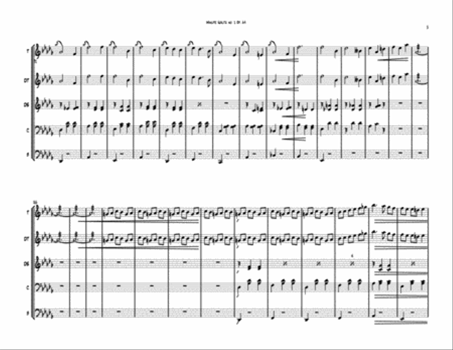 Minute Waltz No. 1 Op 64 Steel Pan scores gallery preview page 5
