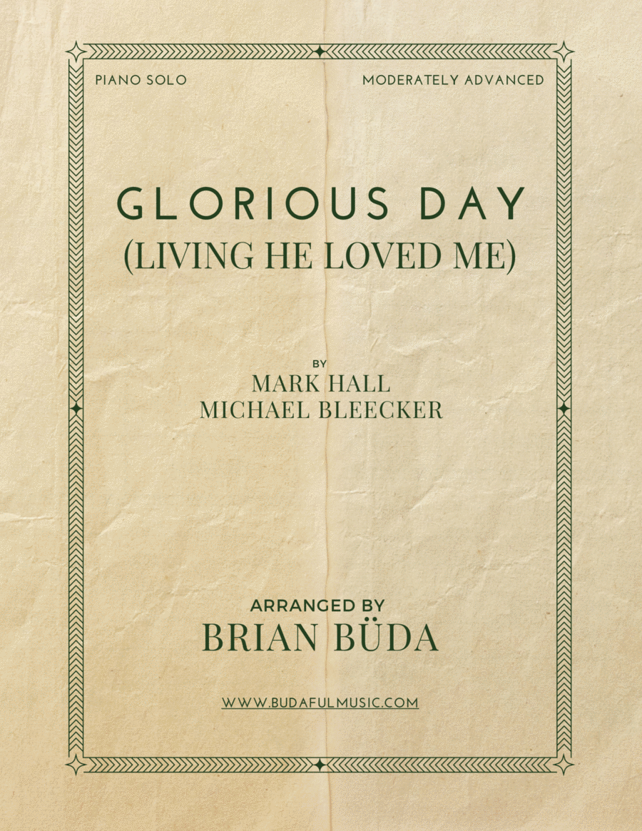 Glorious Day (living He Loved Me) Piano Solo scores gallery preview page 1