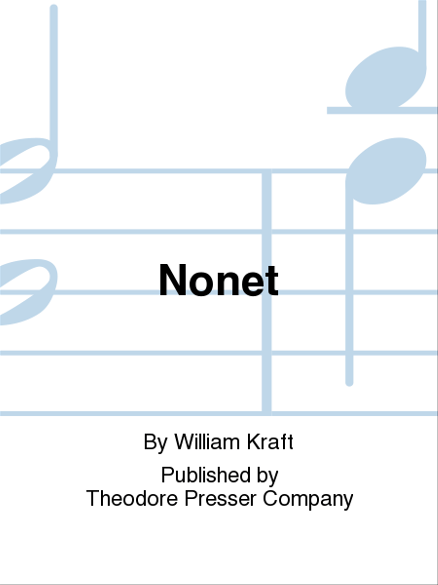 Nonet Chamber Music scores gallery preview page 1