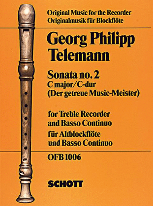 Book cover for Sonata No. 2 C major