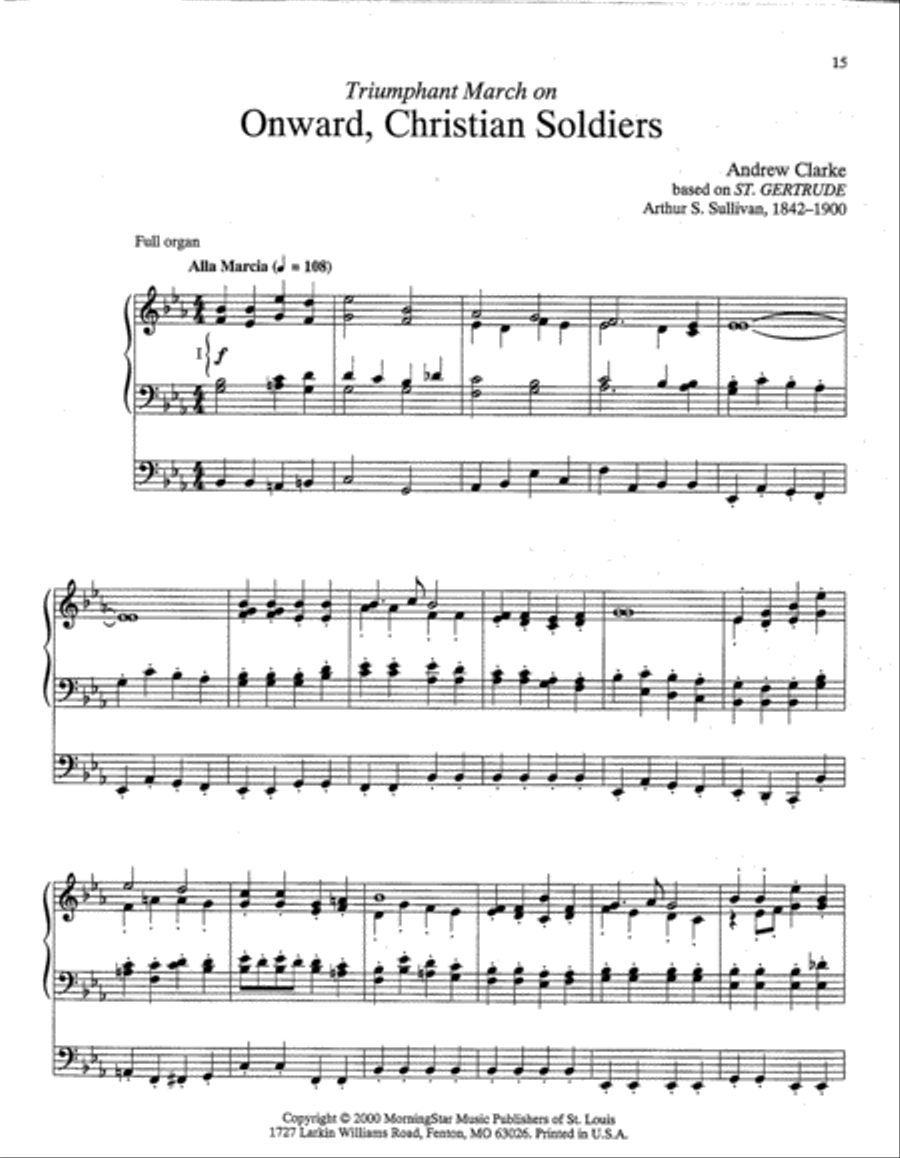 Three English Hymn Tunes for Organ image number null