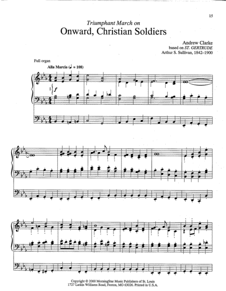 Three English Hymn Tunes for Organ image number null