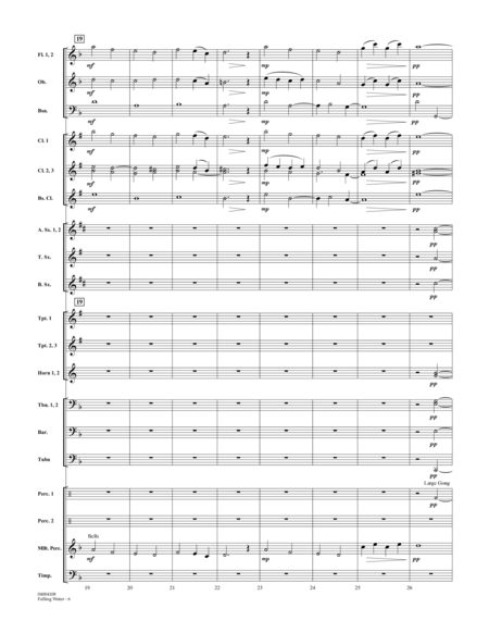 Falling Water - Conductor Score (Full Score)