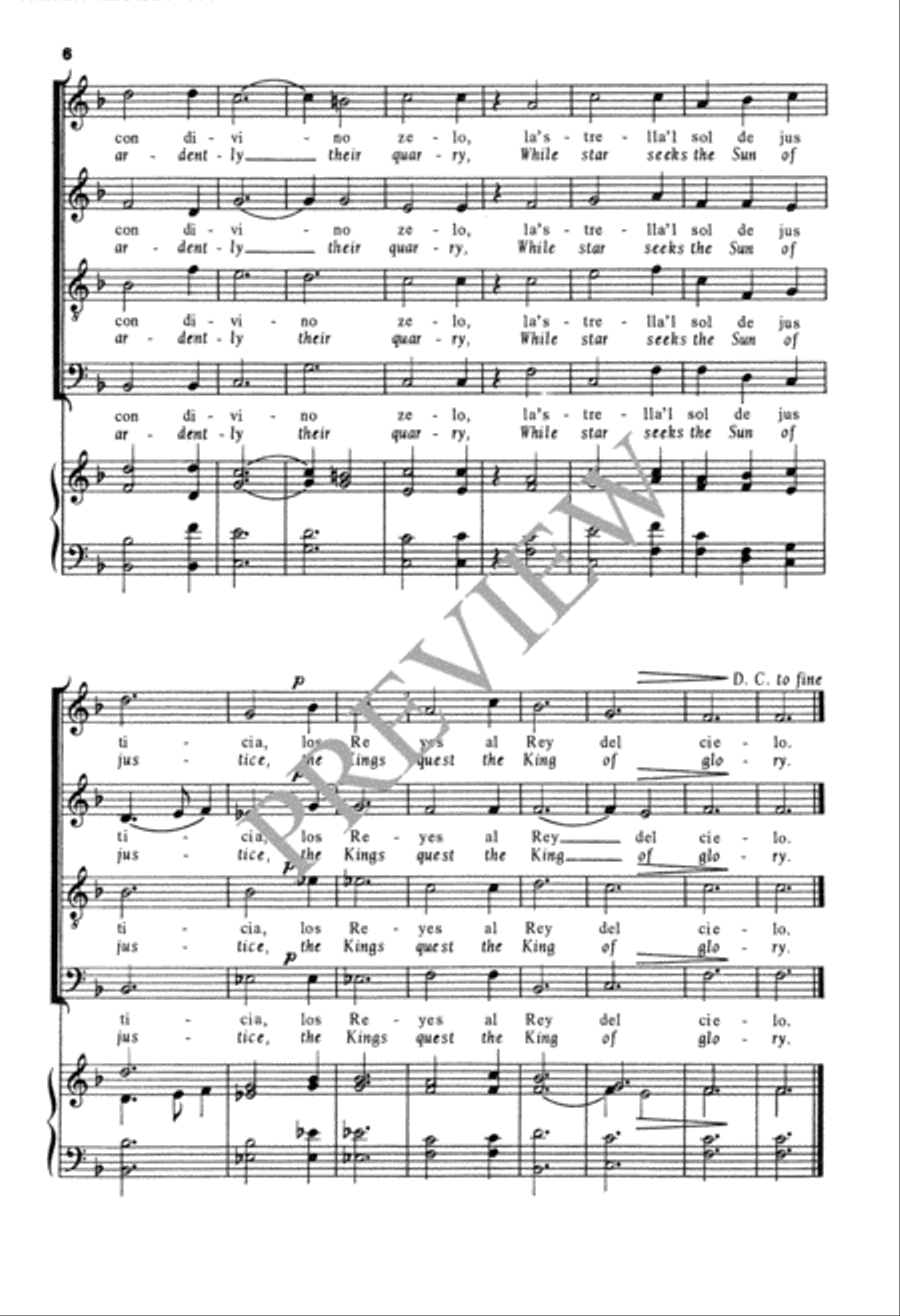 Los Reyes Siguen 4-Part scores gallery preview page 7