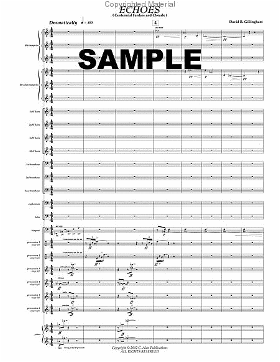 Echoes Percussion Ensemble scores gallery preview page 2