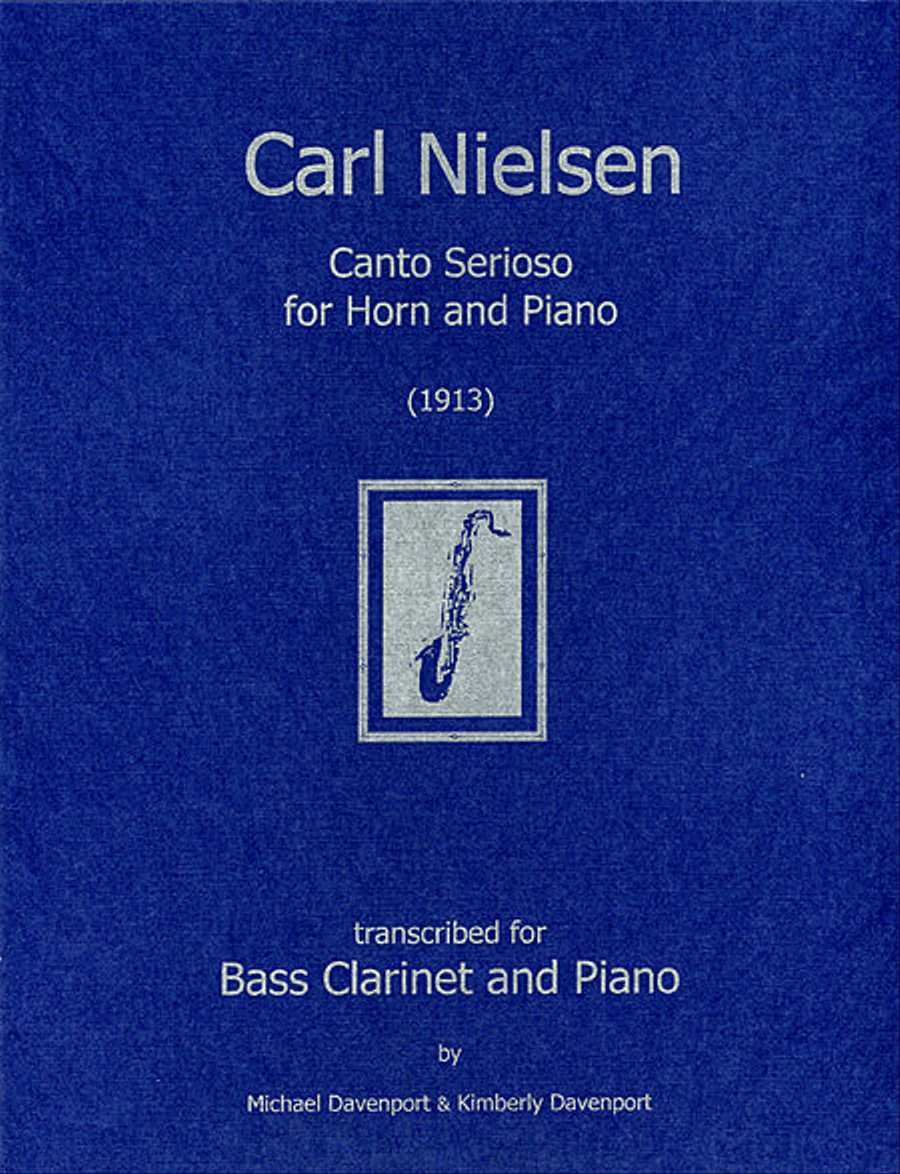 Canto Serioso Canto Serioso Bass Clarinet scores gallery preview page 1