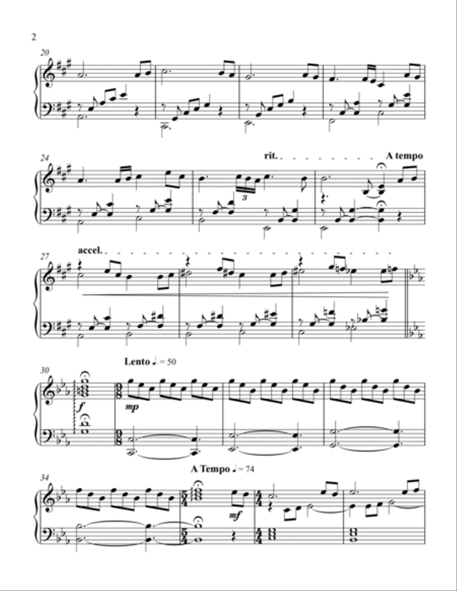The Efflux of the Soul The Efflux of the Soul Piano Solo scores gallery preview page 2