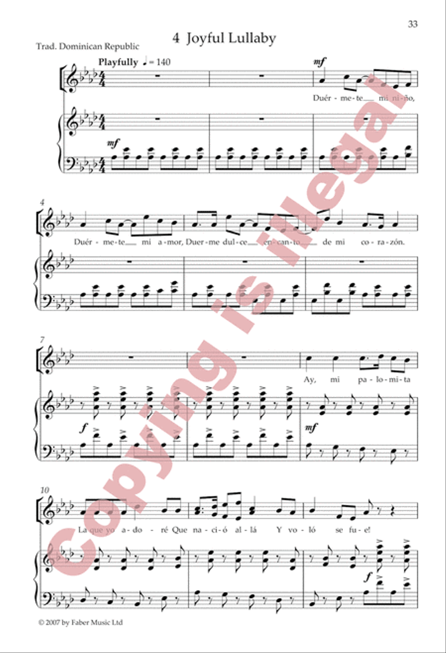Winter Lullabies (Choral Score) SA scores gallery preview page 17