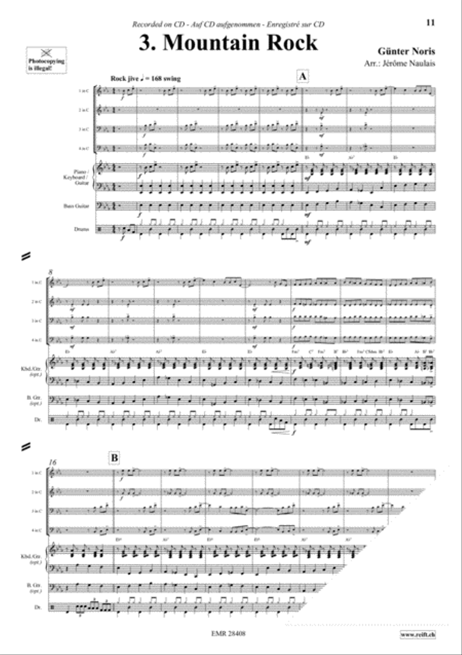 Let's Dance Volume 4 Brass Ensemble scores gallery preview page 5