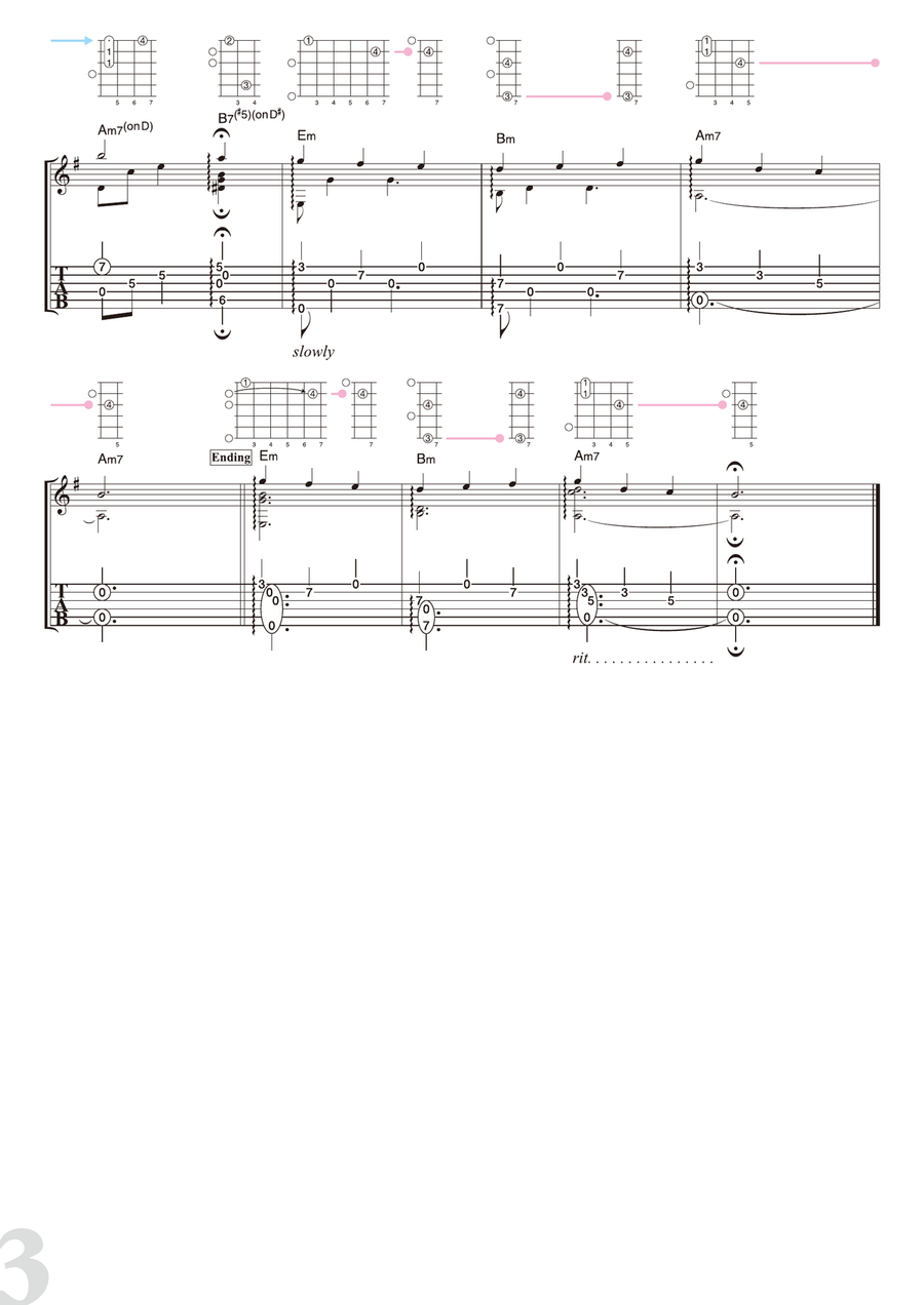 The First Noel Guitar Solo scores gallery preview page 3