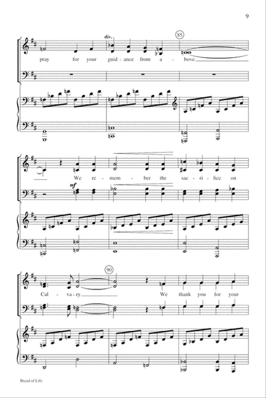 Bread of Life Bread of Life 4-Part scores gallery preview page 10