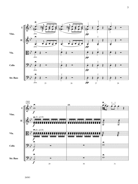 Symphony No. 25, First Movement: Score