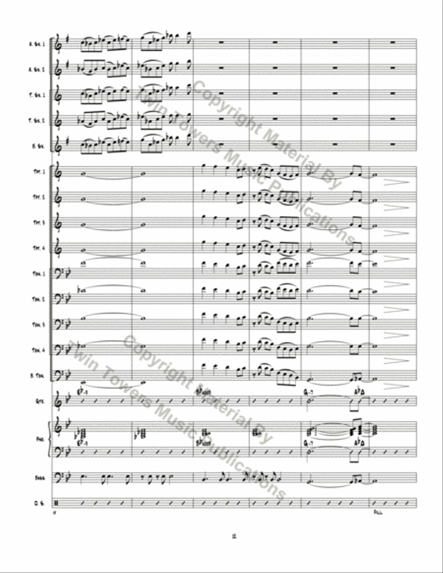 Slipstream Slipstream Jazz Ensemble scores gallery preview page 13