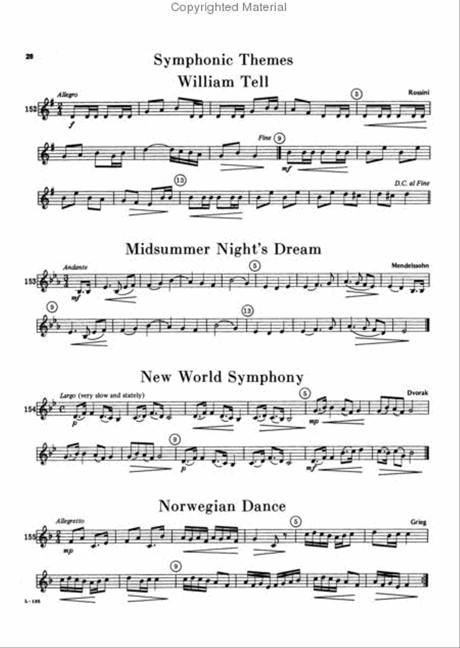 Clevenger French Horn Method, Book 2 Concert Band Methods scores gallery preview page 3