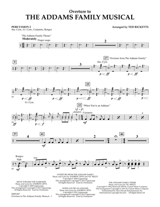 Overture to The Addams Family Musical - Percussion 2