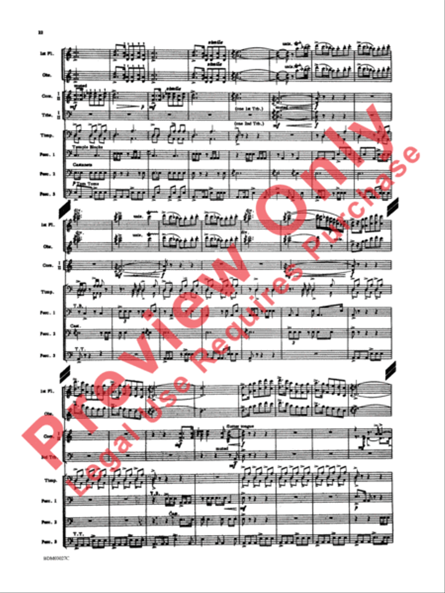 La Fiesta Mexicana Concert Band scores gallery preview page 25
