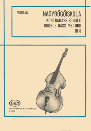 Book cover for Double Bass Method - Volume 3b