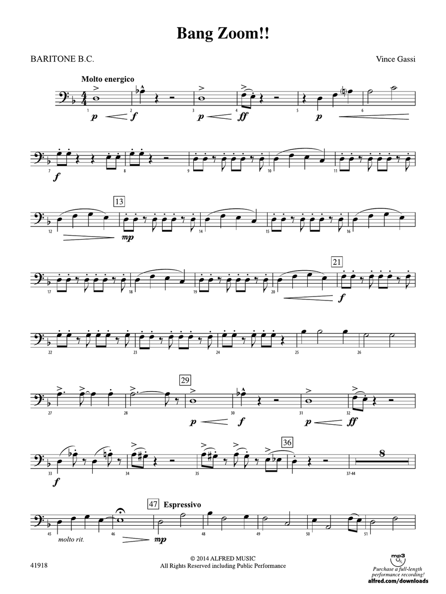 Bang Zoom!: Baritone B.C.