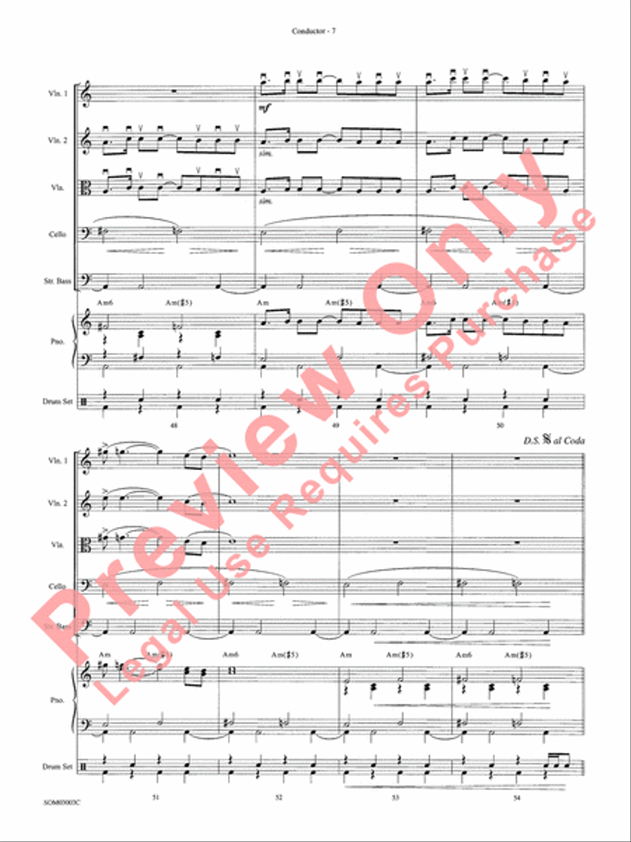 The James Bond Theme (from Die Another Day) String Orchestra scores gallery preview page 10