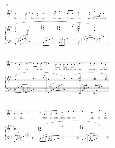 Morgen, Op. 27 no. 4 (in 2 high keys: G, G-flat major)