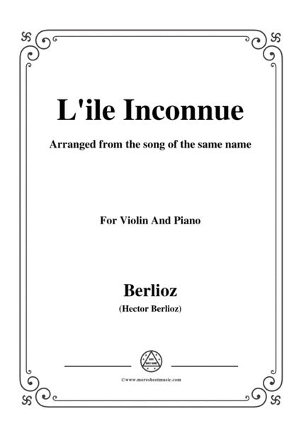 Berlioz-L'ile Inconnue,for Violin and Piano image number null