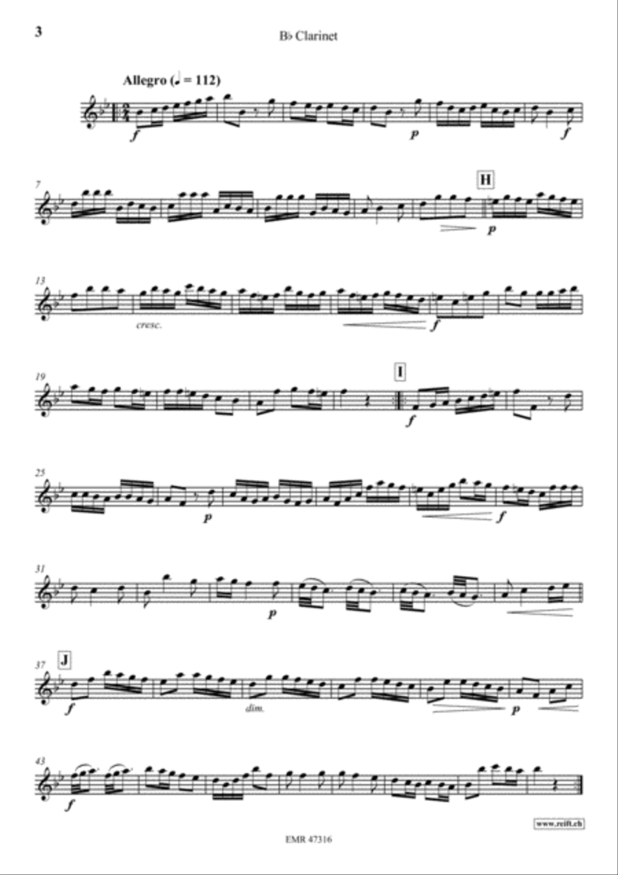 Concerto Ab Major Concerto Ab Major Clarinet Solo scores gallery preview page 4