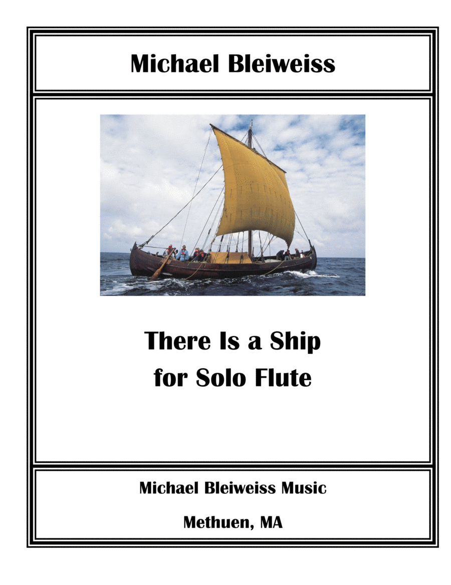 There Is A Ship (The Ocean is Wide) for Flute Solo Flute Solo scores gallery preview page 1
