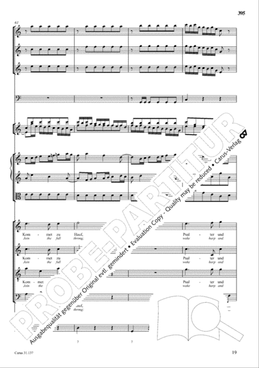 The Complete Sacred Vocal Works (Das geistliche Vokalwerk) Voice scores gallery preview page 396