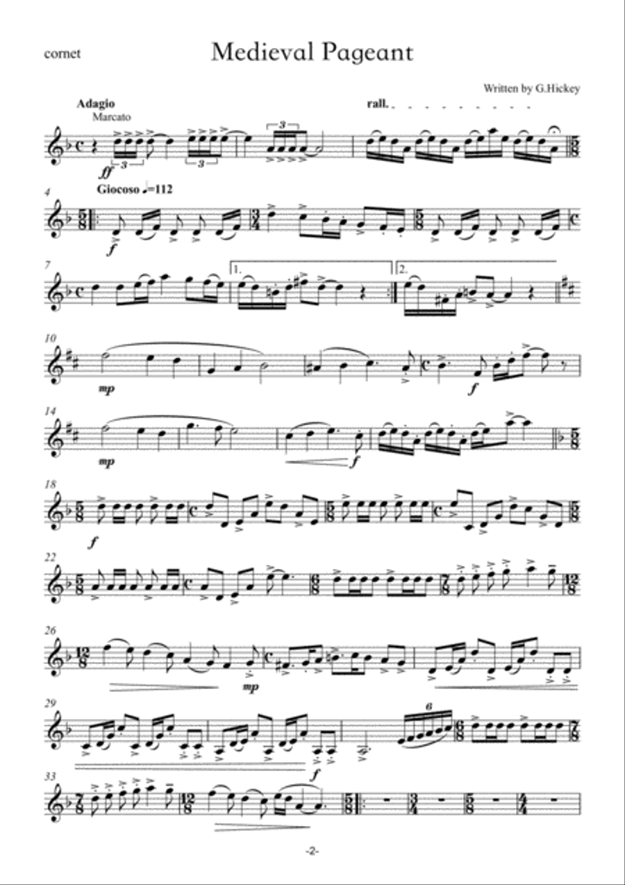 Medieval Pageant Medieval Pageant Small Ensemble scores gallery preview page 5