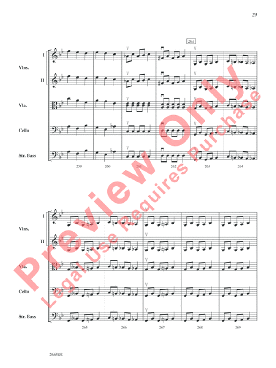Halloween Spooktacular String Orchestra scores gallery preview page 30