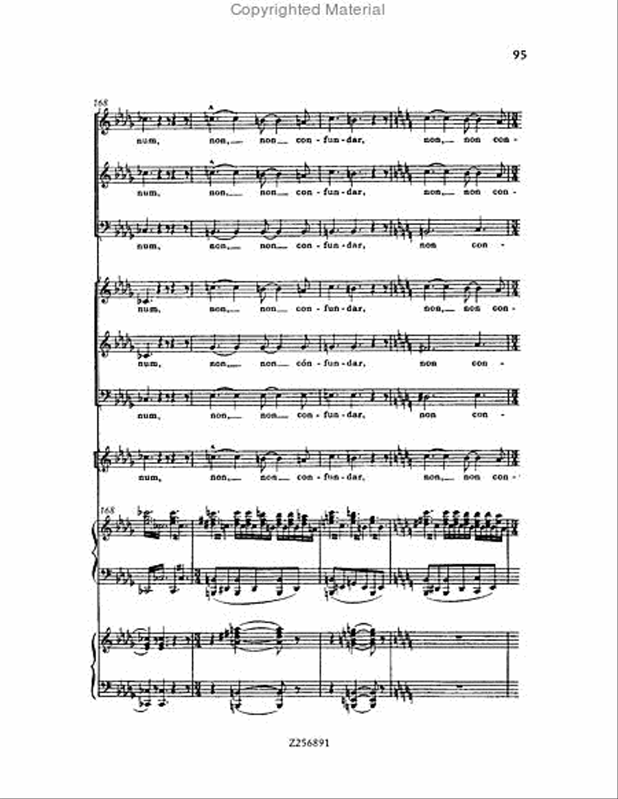 Te Deum, H 118 Choir scores gallery preview page 95