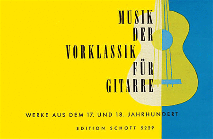 Musik Der Vorklassik Fur Gitarre Acoustic Guitar scores gallery preview page 1