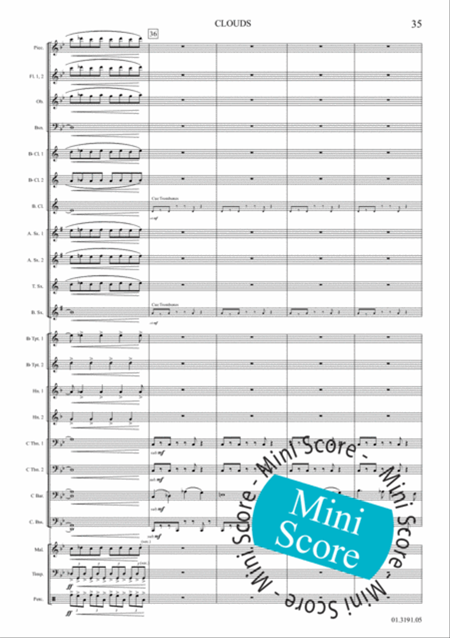 Clouds Concert Band scores gallery preview page 41