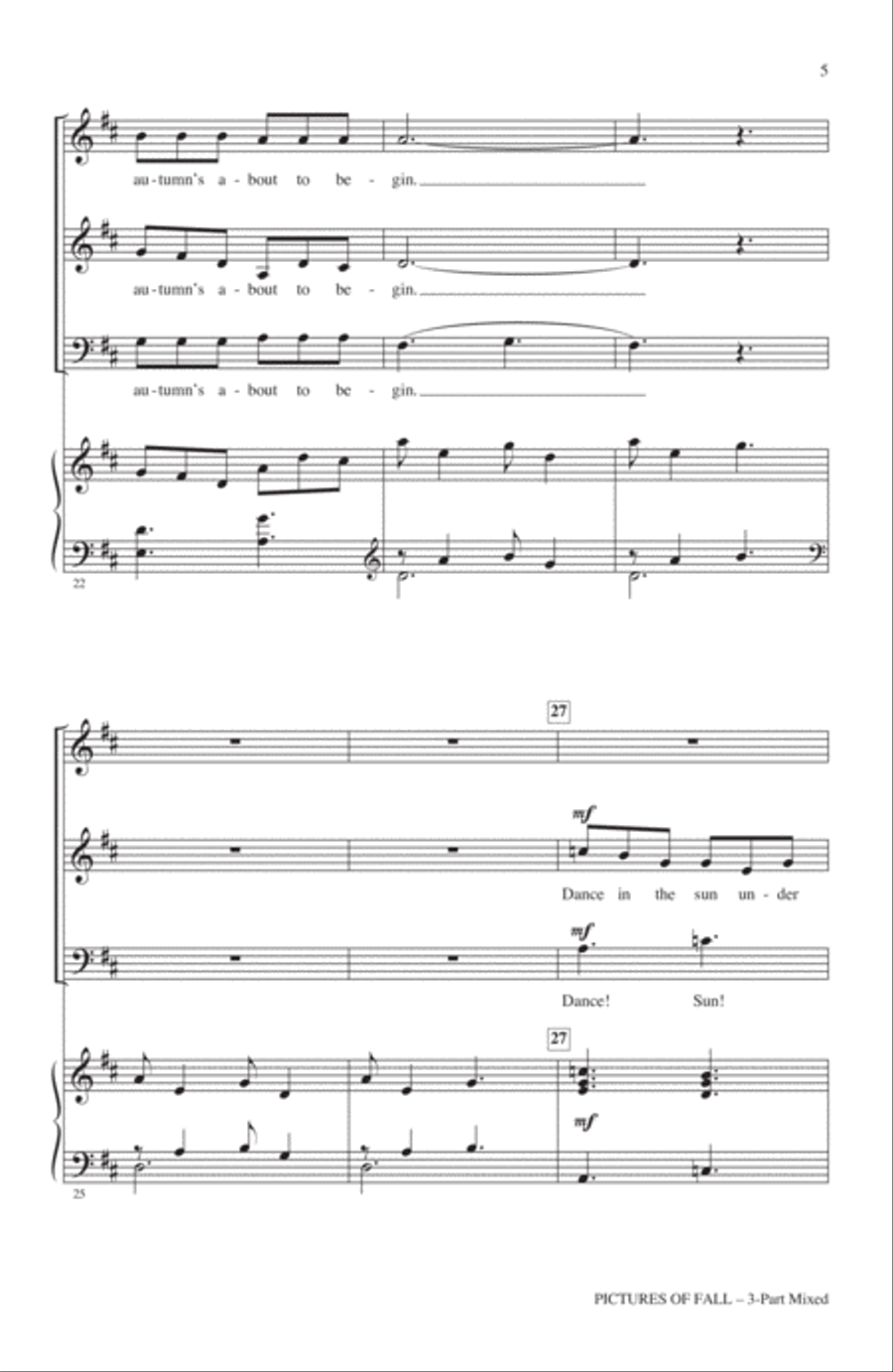 Pictures Of Fall Pictures Of Fall 3-Part scores gallery preview page 4